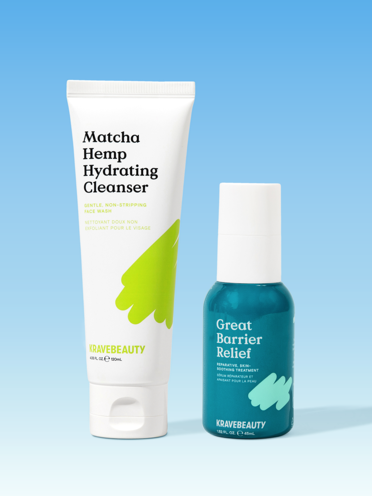 Barrier Builder: Cleanse & Soothe Duo – KraveBeauty