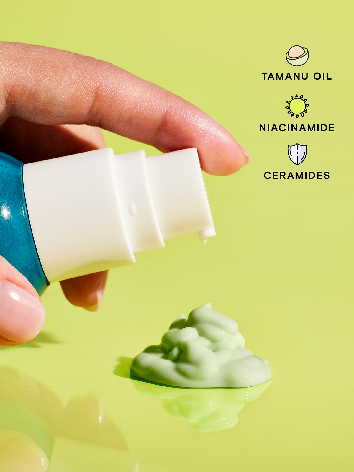 Great Barrier Relief - Key ingredients are responsibly-sourced tamanu oil, niacinamide, and ceramides.