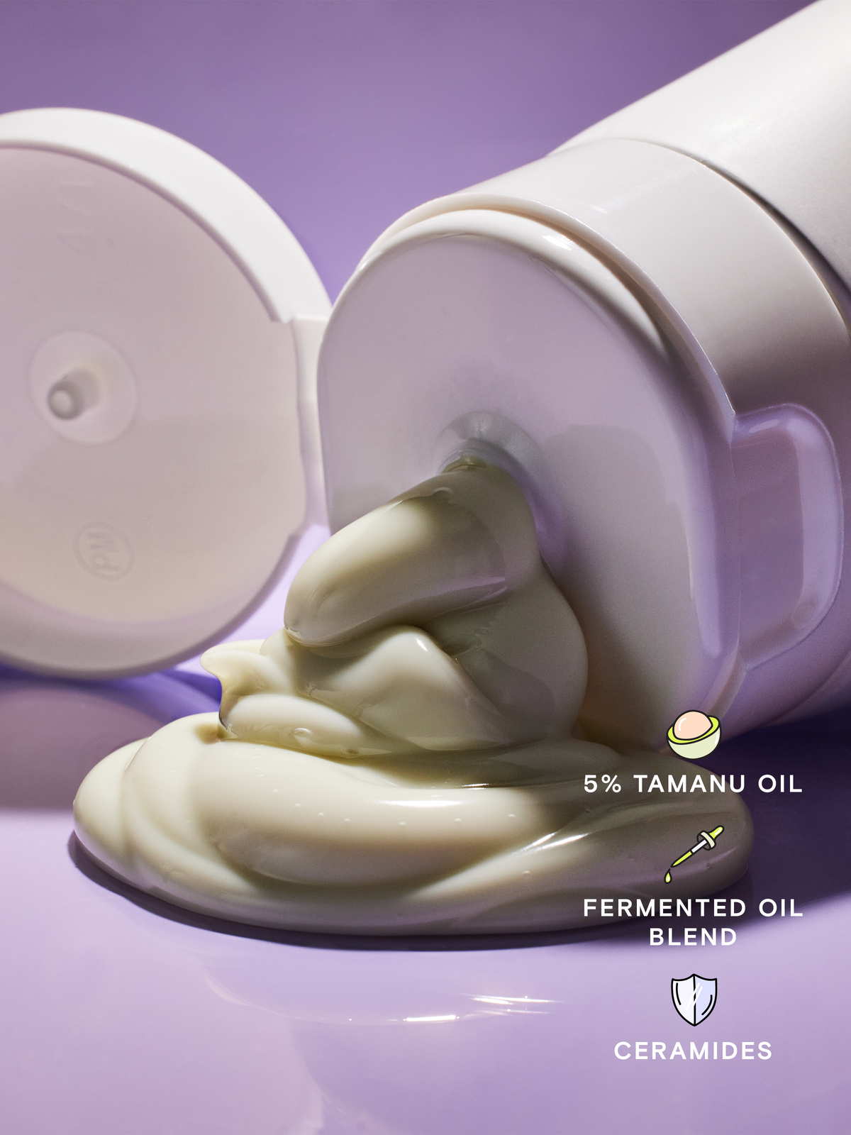 Great Body Relief - Key ingredients are 5% tamanu oil, fermented oil blend, and ceramides.