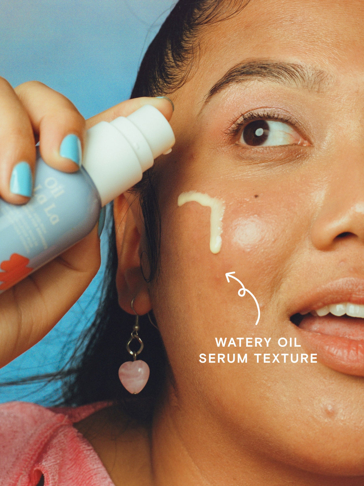 Oil La La has a watery, oil serum texture.