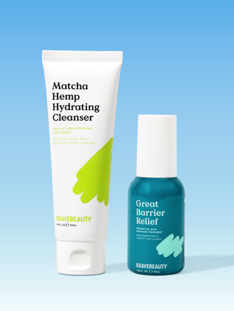 Barrier Builder: Cleanse & Soothe Duo – KraveBeauty