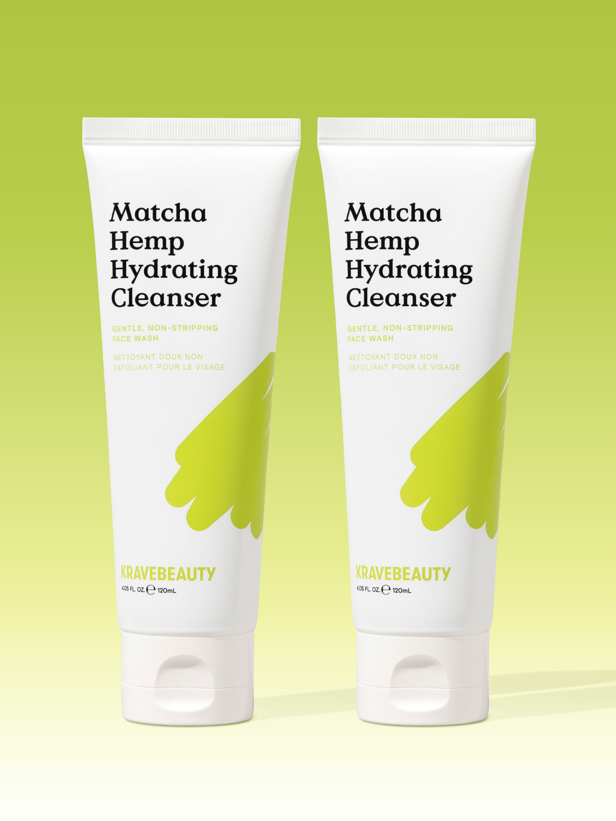 KraveBeauty Barrier Reset with 2 Matcha Hemp Hydrating Cleansers