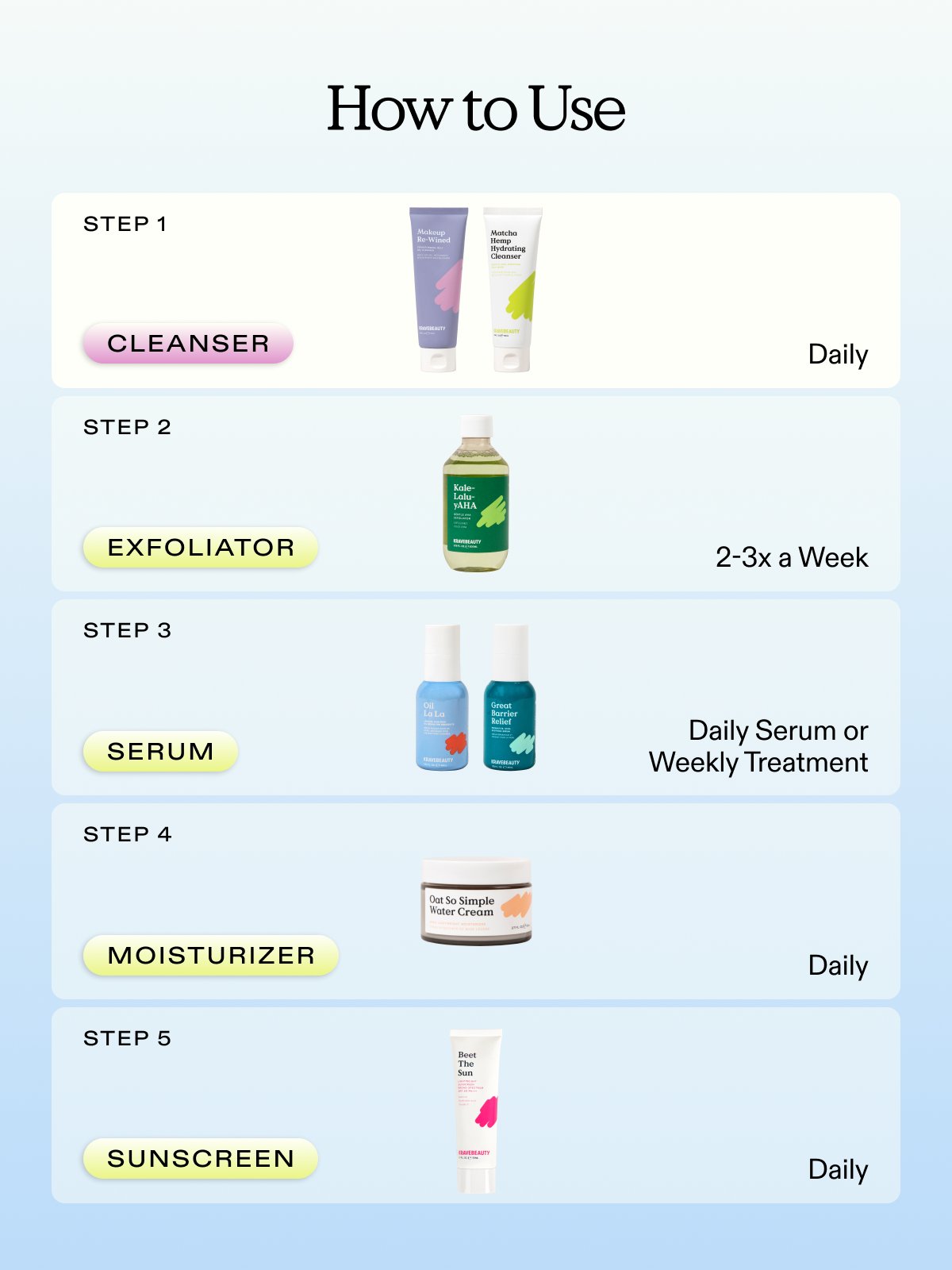 Use Makeup Re-Wined Jelly Oil Cleanser as your daily or as needed first cleanse