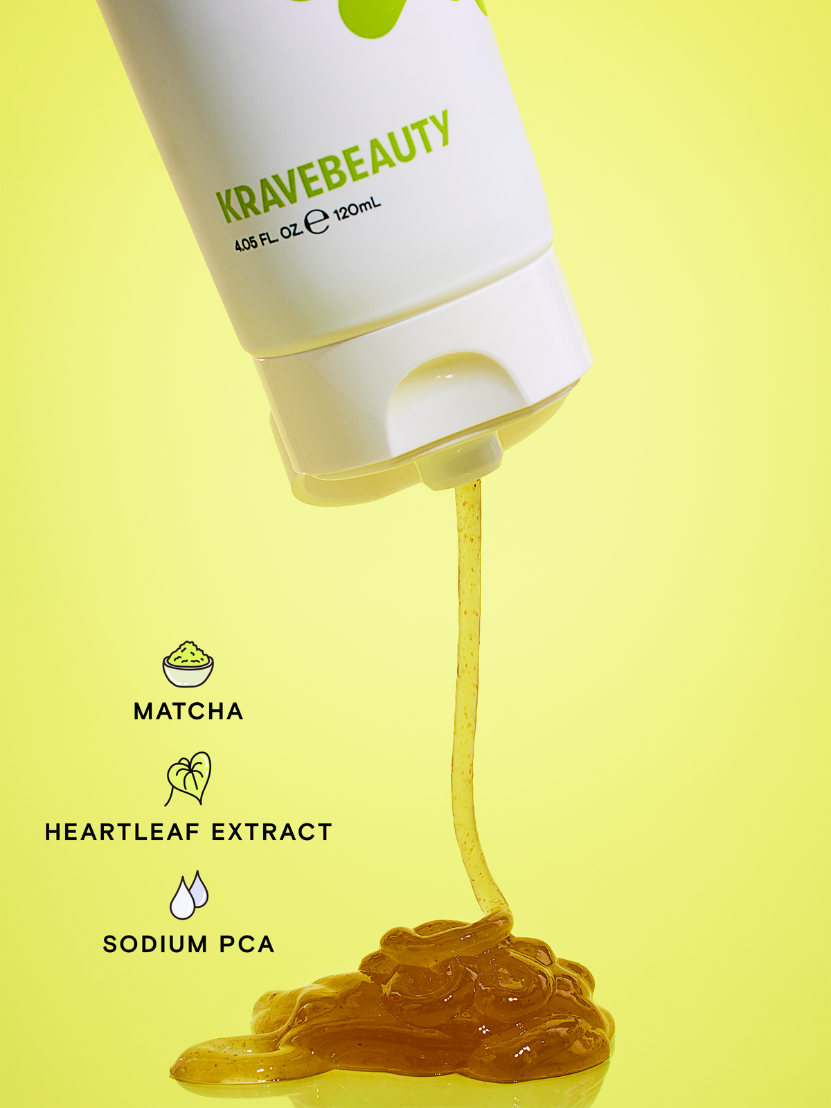 Matcha Heartleaf Hydrating Cleanser is made of Matcha, Heartleaf Extract, and Sodium PCA.