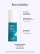Recyclability of Mini Great Barrier Relief - PP [5] Cap is recyclable via *Pact Collective. Mixed Material [7] Pump is recyclable via *Pact Collective. PP [5] Bottle is recyclable via *Pact Collective. Recycled contents are 44% PCR bottle, 50% PCR cap, and 32% PCR pump. *Only available in some countries so please check your local recycling facilities! #size_0.51 oz / 15 ml