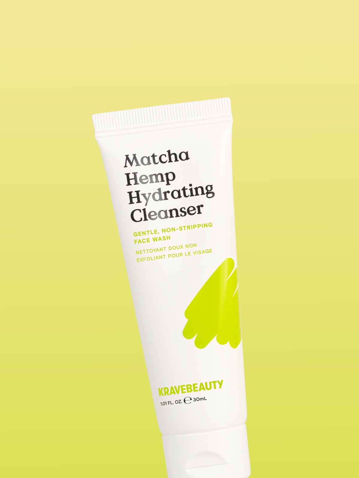 Mini Matcha Hemp Hydrating Cleanser gentle, non-stripping face wash is animal test free and vegan #size_1.01 oz / 30 ml