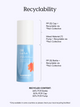Recyclability of Oil La La - PP [5] Cap is recyclable via *Pact Collective. Mixed Material [7] Pump is recyclable via *Pact Collective. PP [5] Bottle is recyclable via *Pact Collective. Recycled contents are 44% PCR bottle, 50% PCR cap, and 32% PCR pump. *Only available in some countries so please check your local recycling facilities! #size_0.51 oz / 15 ml
