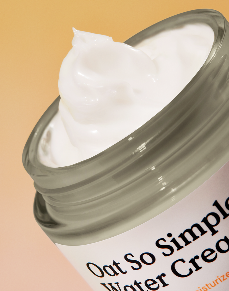 Kravebeauty product, Oat So Simple Water Cream, without a lid.