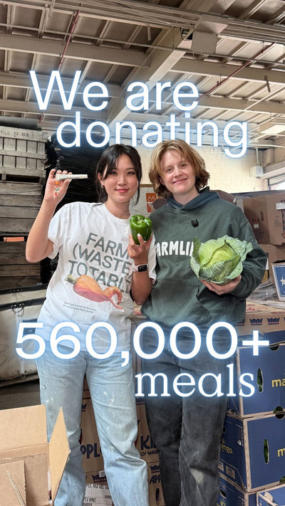 You helped us donate 560,000 meals